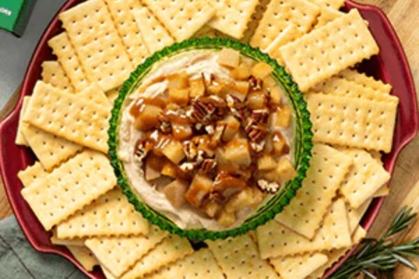 warm apple pie dip